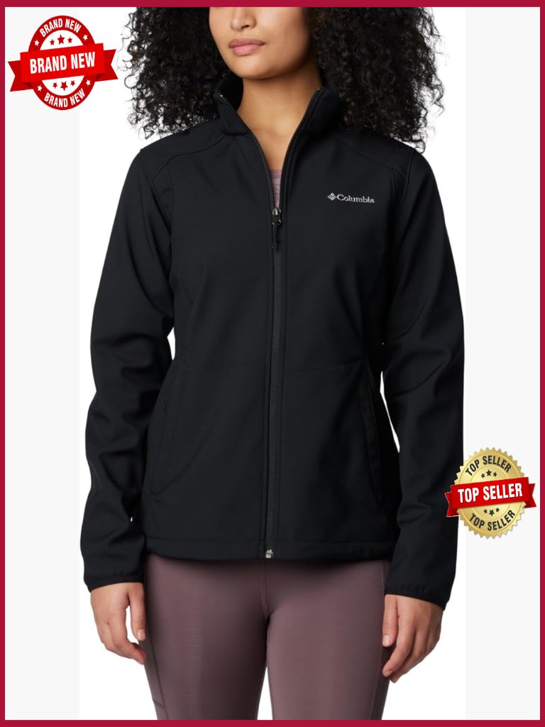 Softshell Zip-Up Jacket With Water & Wind Resistance